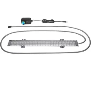 HappyBird Lighting Bird  Light with  Guard - Full  LED Pet Light - Simulates   - Safe for Hookbill Birds - Easy to Install - (18" Long)