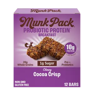Cocoa Crisp Probiotic Protein™ Breakfast Bar, 12-Count