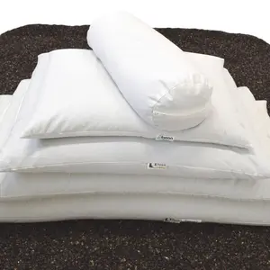 Buckwheat Hull Sleep Pillow Organic & Therapeutic - Ergonomic Support, Breathable Design, Adjustable Firmness, Removable Cover, Made in USA