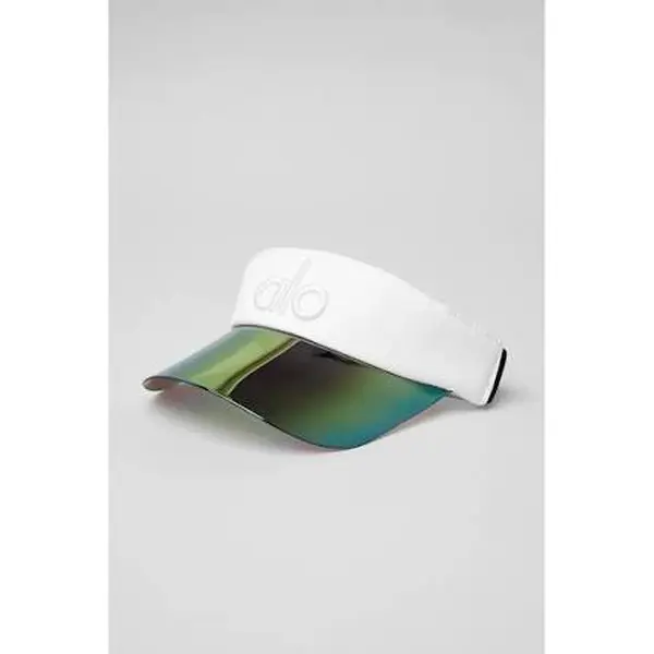 Women's Lightweight Mirrored Sun Visor Hat | Adjustable UV Protection Sports Visor for Golf, Tennis, Running & Outdoor Activities