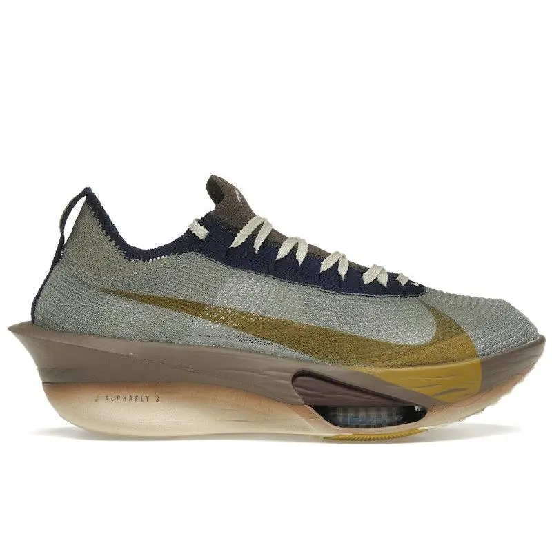 Nike Men's Air Zoom Alphafly Next% 3 Premium Light Army Ironstone, from StockX