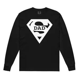 Super Dad - Garment-dyed heavyweight long-sleeve shirt