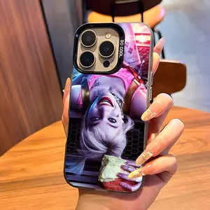Suicide Squad H-Harley Quinns Phone Case Cover For iPhone17 Air 16 15 14 Plus 13 12 11 Pro 7 8 XS Max XR silver black bumper case