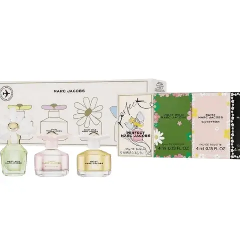 MARC JACOBS 4PC X 4ML MINI SET: DAISY EDT + EAU SO FRESH EDT+ WILD EDP + PERFECT EDP