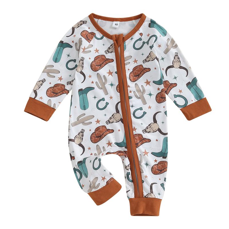Western Hunting Baby Clothes Newborn Mallard Duck Pajamams Romper Bodysuit Infant Long Sleeve Fishing Zipper Jumpsuit Fall Winter Outfit