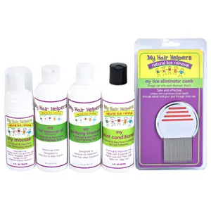 My Family Size Lice Solution Kit with Lice Removal Comb | For 2-4 Children