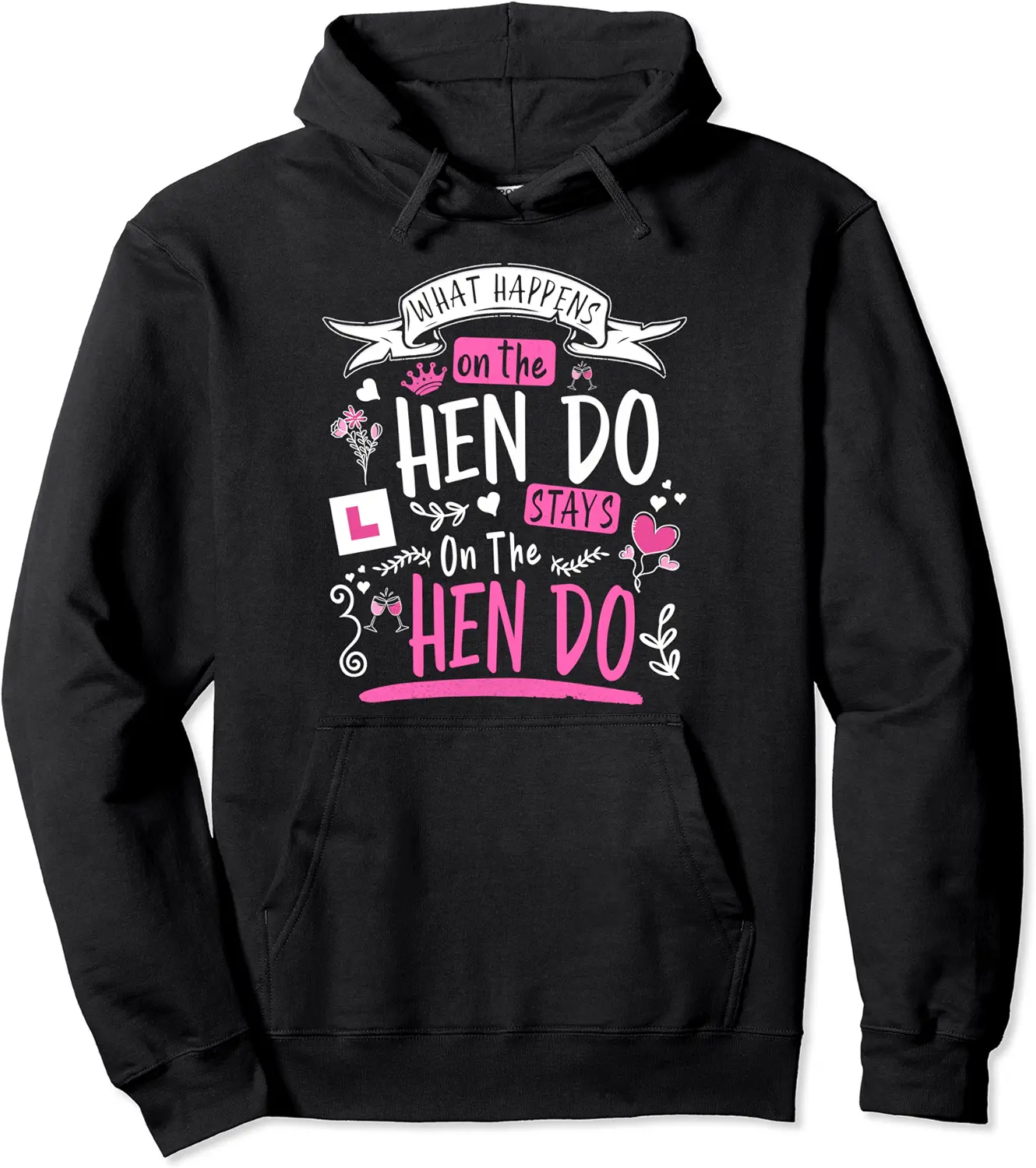 Matching Hen Do Outfits Women & Group Wedding Bridal Party Pullover Hoodie - Dilpreetka Shop 51B09YG68RJ1