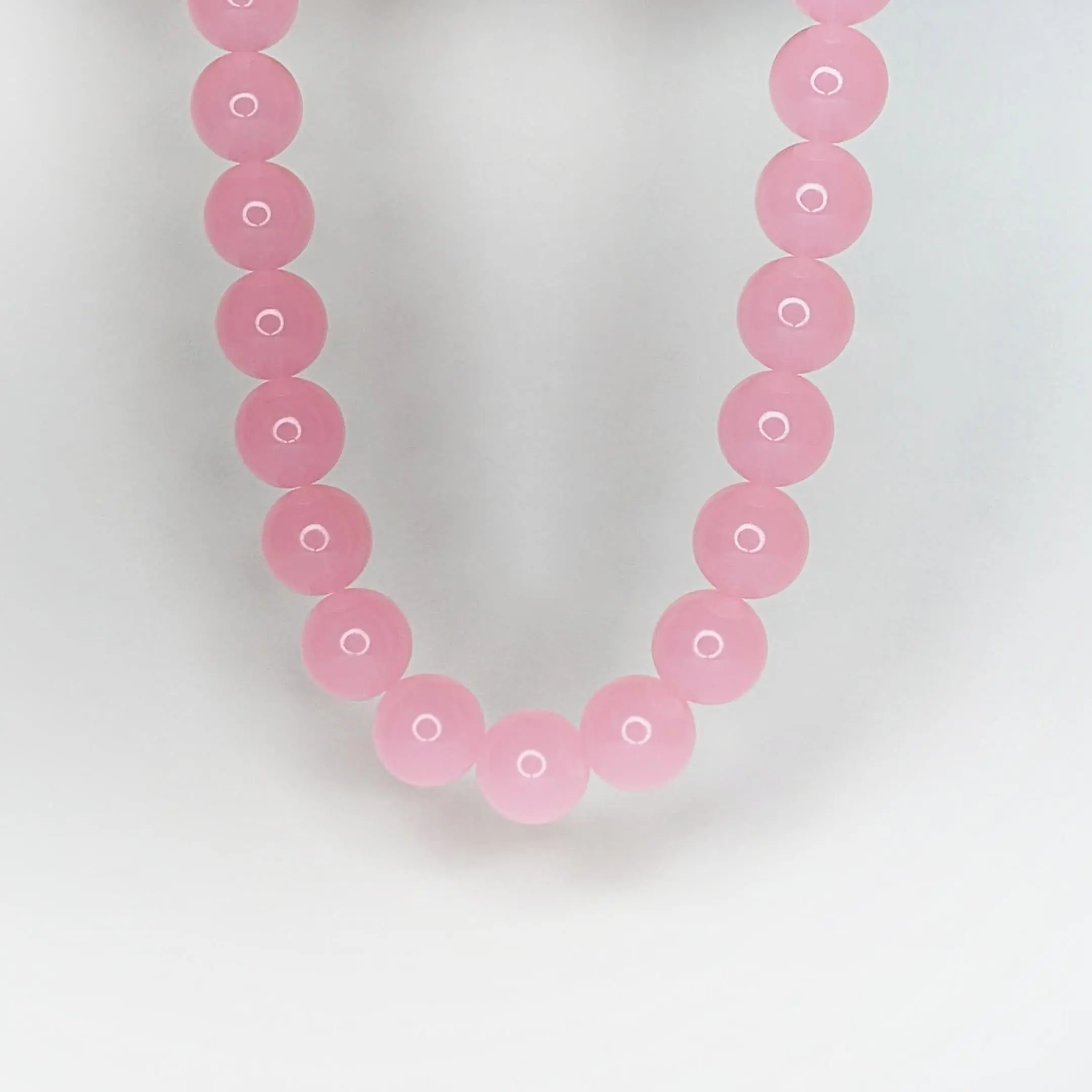 Olivia Pink Beaded Necklace (Collar)