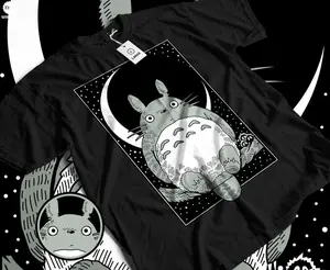 Forest Spirit Adventure Anime Unisex T-Shirt - Retro Japanese Manga Apparel, Otaku Gift, Classic Nature Fantasy Clothing, Enchanted Creature