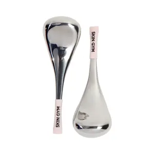 Skin Gym Cryo-Ice Massage Sticks - Stainless Steel, Gentle, Comfortable for Relaxation, Body Care & Facial Roller - Reduce Puffiness, Revive Tired Skin