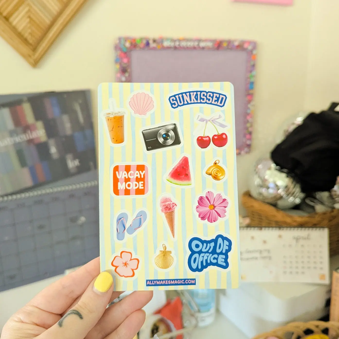 y2k summer sticker sheet