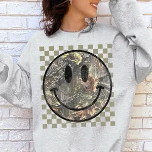 Camo Smile Sweatshirt
