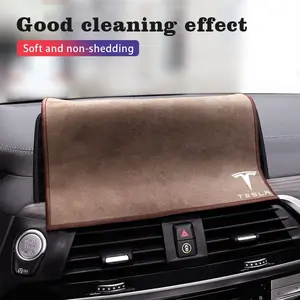 Microfiber Towel Car Cleaning Care Accessories For Tesla Model 3 Model S Model X Model Y Cybertruck Roadster SpaceX