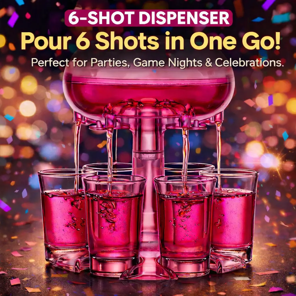 6 Shot Glass Dispenser