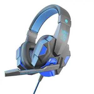 New LED Backlit Wired Gaming Headset with Microphone, Over-Ear Design for Laptops, Tablets, Consoles & Android Phones, Gaming Headphones