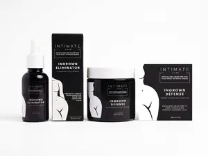 Intimate Luxe Ingrown Care Bundle | Ingrown Serum + Exfoliating Scrub | Bikini Line & Underarm Care