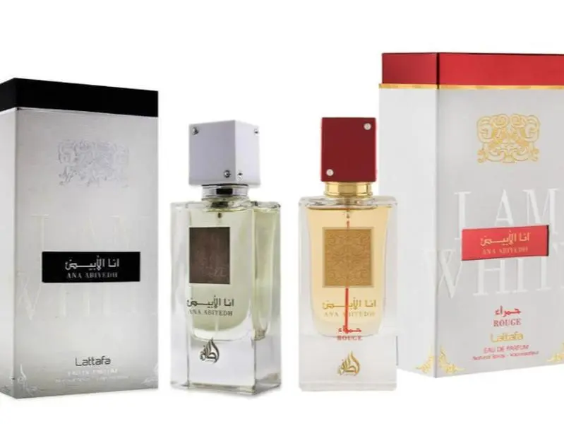 Lattafa ANA ABIYDAH & ANA ABIYDAH ROUGE Unisex Gourmand Fragrance Bundle Set - 2x2.04oz(60ml) Vanilla-Blend Fragrance
