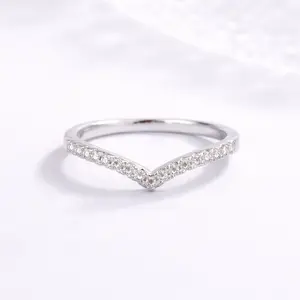 Violetta Moissanite Ring S925 0.08 CT - Channel Set - Lore Jewelry