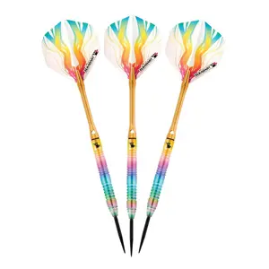 Elkadart 23-3820-25 Rainbow Steel Tip Darts - 25 g