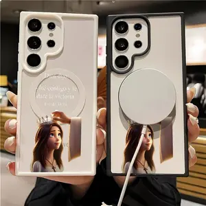 Christian Motivational Quotes Pattern Premium Magnetic phone case applicable for Samsung Galaxy S25 S24 S23 S22 PLUS ULTRA FE durable shockproof protection Privacy Protection Magnetic Phone Case cute nic natalie reynolds mosnovo  protective case