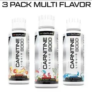 Cutler Nutrition Carnitine 3000 Liquid Supplement | Energy Support, Sugar Metabolism & Post-Workout Recovery Fitness