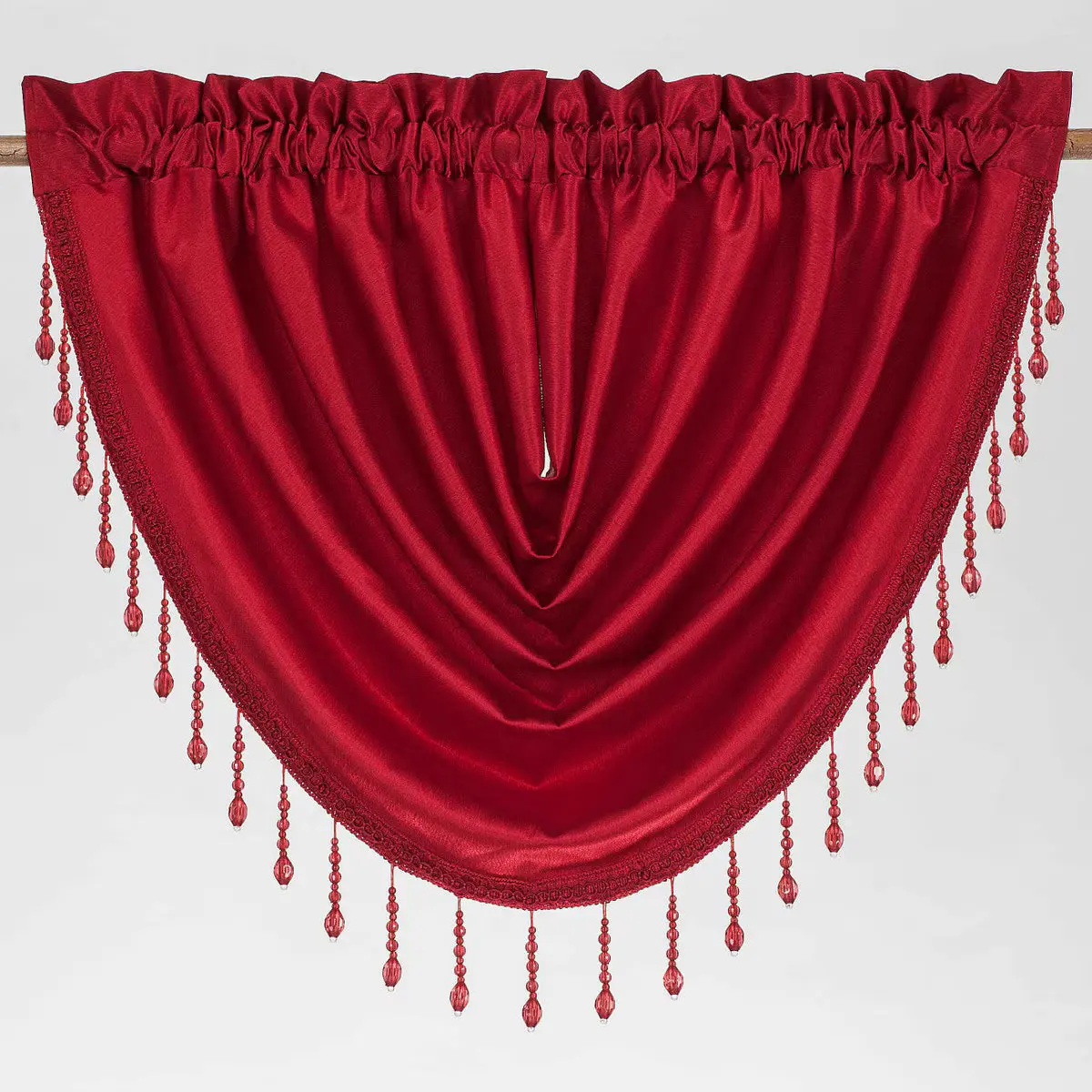 Regency 55 x 37 Inch Rod Pocket Waterfall Valance