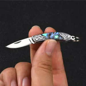 Mini Folding Pocket Knife Portable Keychain Knife Durable Small Packaging Tool