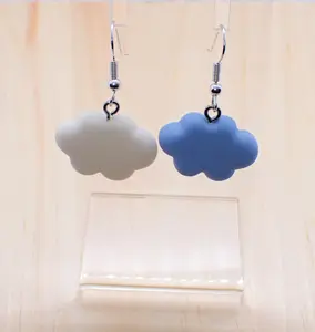 Fashion Costume Jewelry Cloud Earrings, Women's Stylish Accessory for Daily Wear