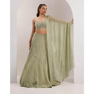 Kaena mint green lehenga set