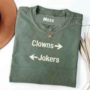 Comfort Colors Funny Clowns to The Right Jokers to The Left T-Shirt