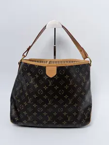 Pre-owned Louis Vuitton Canvas Shoulder Bags Delightful Monogram PM Hobo Bag Shoulder Handbag FJ023LV