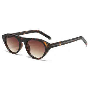 【DealsForYouDays】SUNGAIT Retro Small Oval Sunglasses for Women Men, Y2K Vintage Narrow Round Cateye Shades,Ergonomic,UV400 Protection for driving beach Summervibes SGT614