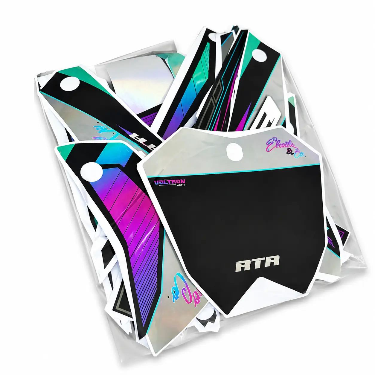 ETM RTR Holographic Graphics Kits - 72V & 60V