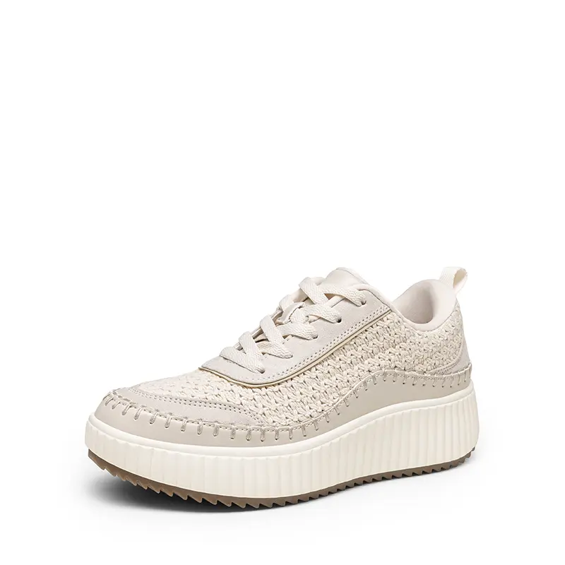 DREAM PAIRS Women's Arch Support Casual Lifestyle Sneakers - Tweed-Effect Platform Chunky Sole, Lightweight Comfortable, Trendy Walking, Multiple Colors, Back to School Shoes for Women, Casual Lifestyle Sneaker
