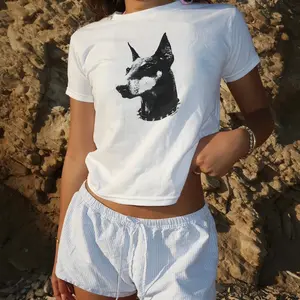 The 'Dane' Crop Tee | Cotton Top Womenswear Streetwear Tshirt Summer Women