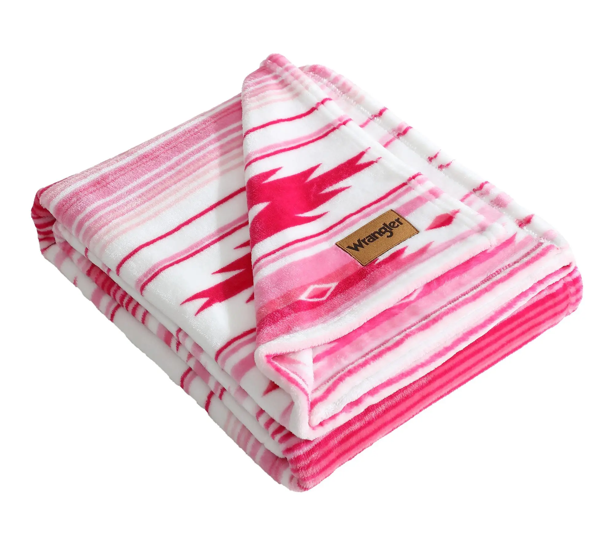 Wrangler Coyote Sands Pink Ultra Plush Fleece 50"X60" Throw Wrangler Coyote Sands Pink Ultra Plush Fleece 50"X60" Throw