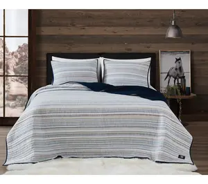Frye Layton Yarn Dyed King 3 Piece Quilt Set