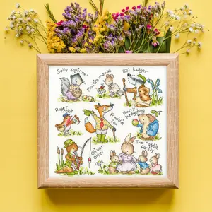Country Folk XKG12 Counted Cross Stitch Kit