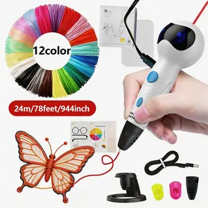 3D Printing Pen Set, 1 Set 3D Printing Pen with Accessories, Creative Learning Art Activity Set, DIY Sculpting Tool for Teenager