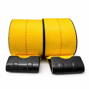 Correas de Amarre 4” x 30’ Heavy Duty 2 Pack | 18,000 lbs Break Strength | Ratchet Straps para Camión y Remolque