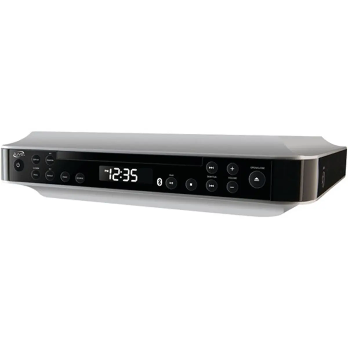 212 MAIN GPXIKBC384S Bluetooth Under-Cabinet Home Entertainment System - Blue, Digital FM, Music Playback, Timer Preset, LCD Display, Audio Streaming
