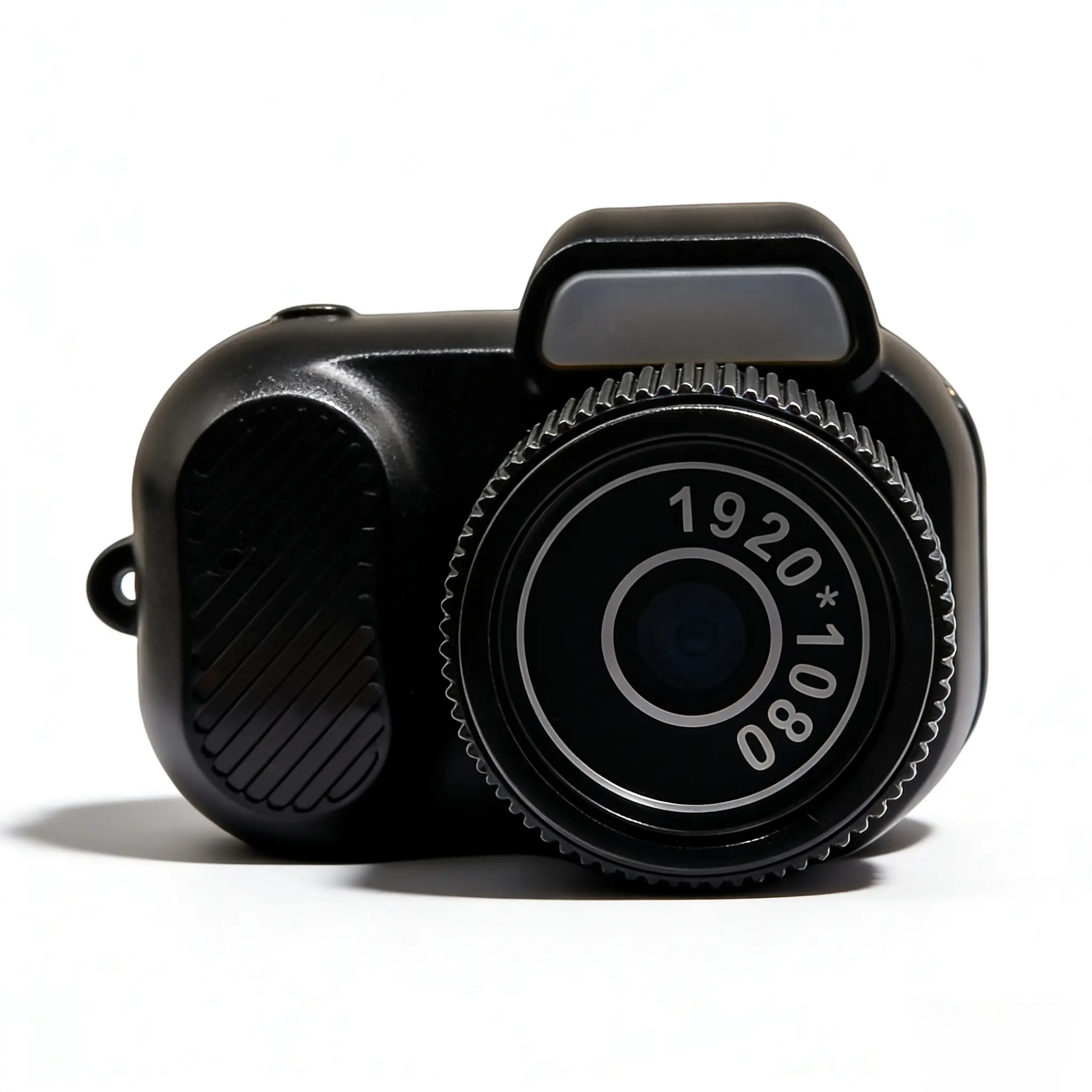 Vintage Retro CCD HD Mini Digital Keychain Point & Shoot Camera - 8GB Micro SD Card, 1080P Recording, 6 Built-in/Cartoon Filters, 0.96-inch LCD, USB Charging, Port Design, Digital Zoom, ABS Material, Batteries Included, Ideal for Graduations, Travel