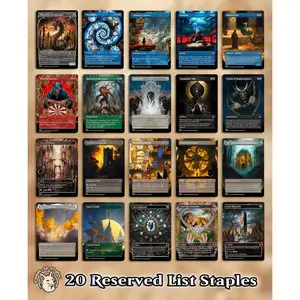 20 Reserved List Staples | Proxy Cards — Mox Diamond, Wheel, Workshop, Gaea's Cradle, Tabernacle, Monolith, Lion's Eye, Survival, etc!