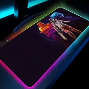 Game A-ARC Raiders Mouse Pad Rgb Xxl Laptop Mat Gaming Mousepad Backlit Keyboard Gamer Girl Table Pads Desk Premium Multipurpose Mousepad Gaming Room Accessories Extended Mousepad