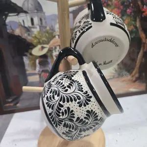 Set of 2 Black Talavera Mug