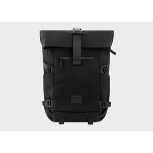 Nomad Hemp Rolltop Backpack in Full Black