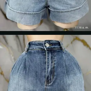 High-Rise Denim Shorts - Blue Jeans for Women
