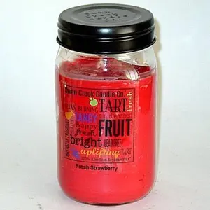 Swan Creek 100% Soy 24 Oz. Jar Candle - Fresh Strawberry