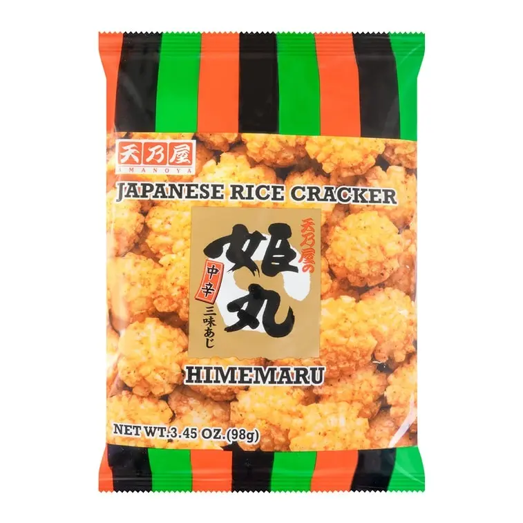 Japanese Rice Crackers , Mildly Spicy, 3.45oz