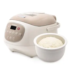 Joydeem 6-Cup Ceramic Rice Cooker: Healthy Non-Toxic Cooking with PFOA-Free Inner Pot, 3-Quart Capacity